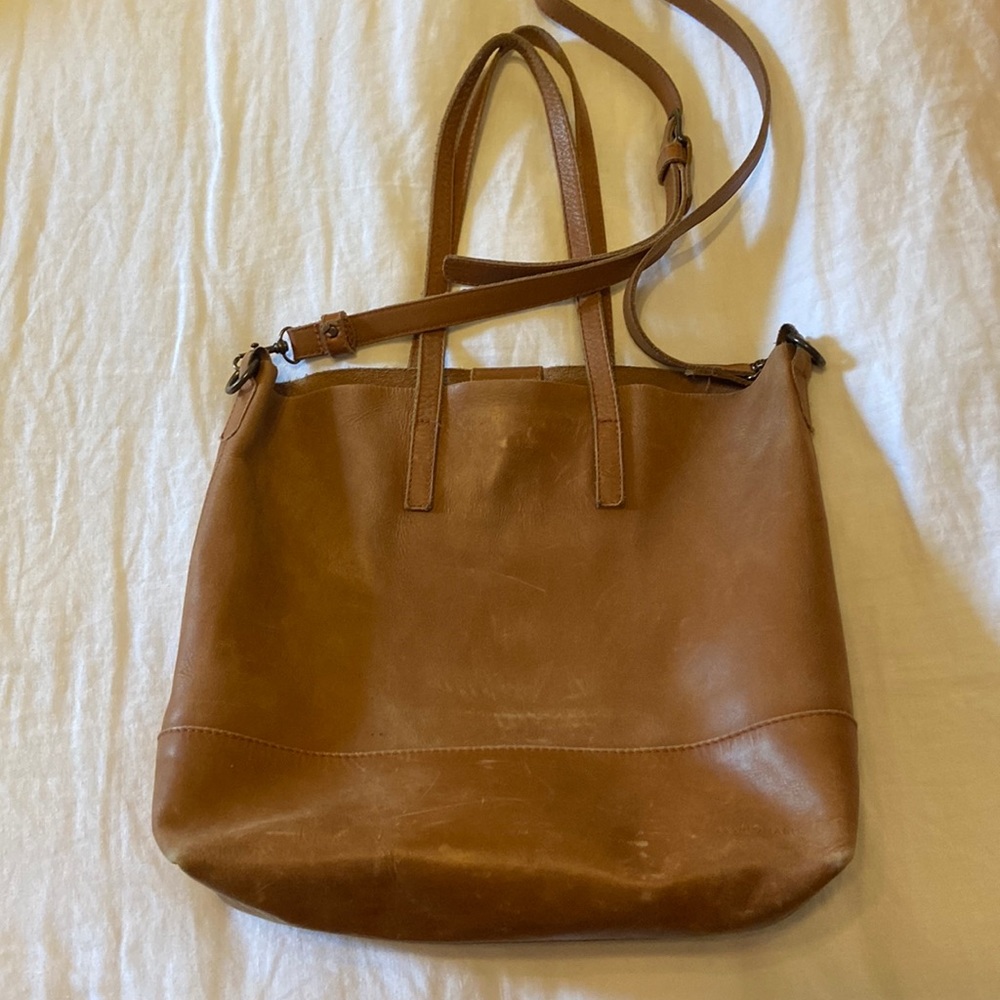 ABLE Abera Crossbody Tote - Chestnut